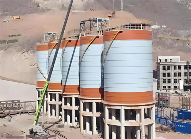 江岸高架钢板仓